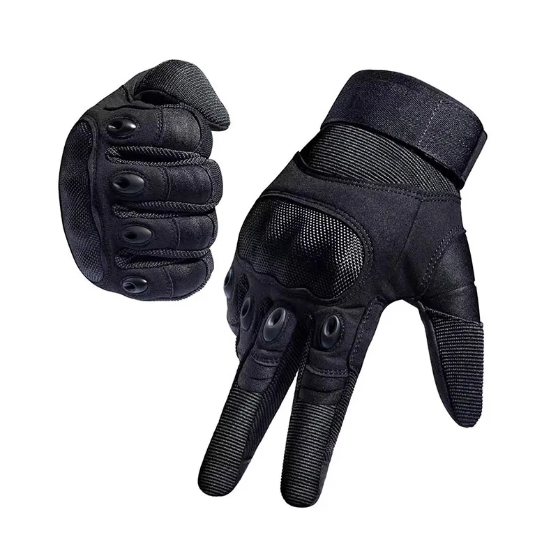 Motorcycle Glove Knuckle - Guantes tácticos de dedo completo para