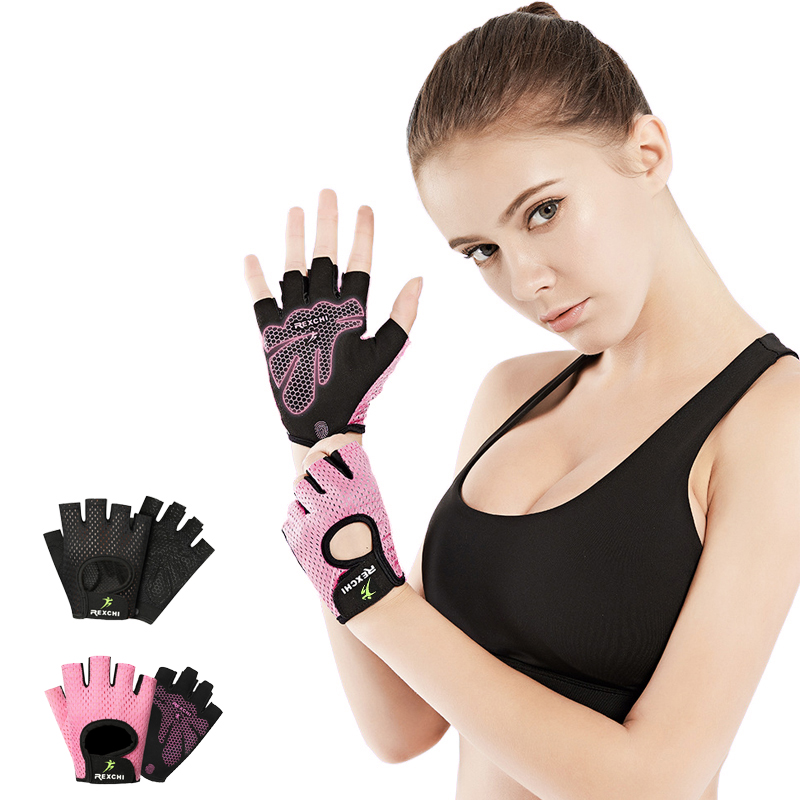 Workout Glove Gym - Verano mujeres hombres silicona antideslizante a