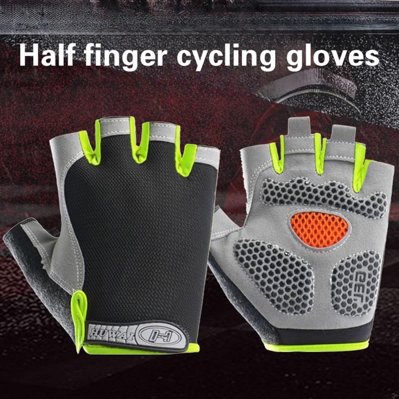 Workout Glove Gym - Guantes de Ciclismo Unisex de Medio
