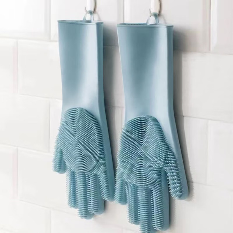 Guantes de Silicona para Lavar - Rubber Glove Cleaning reseña y precio
