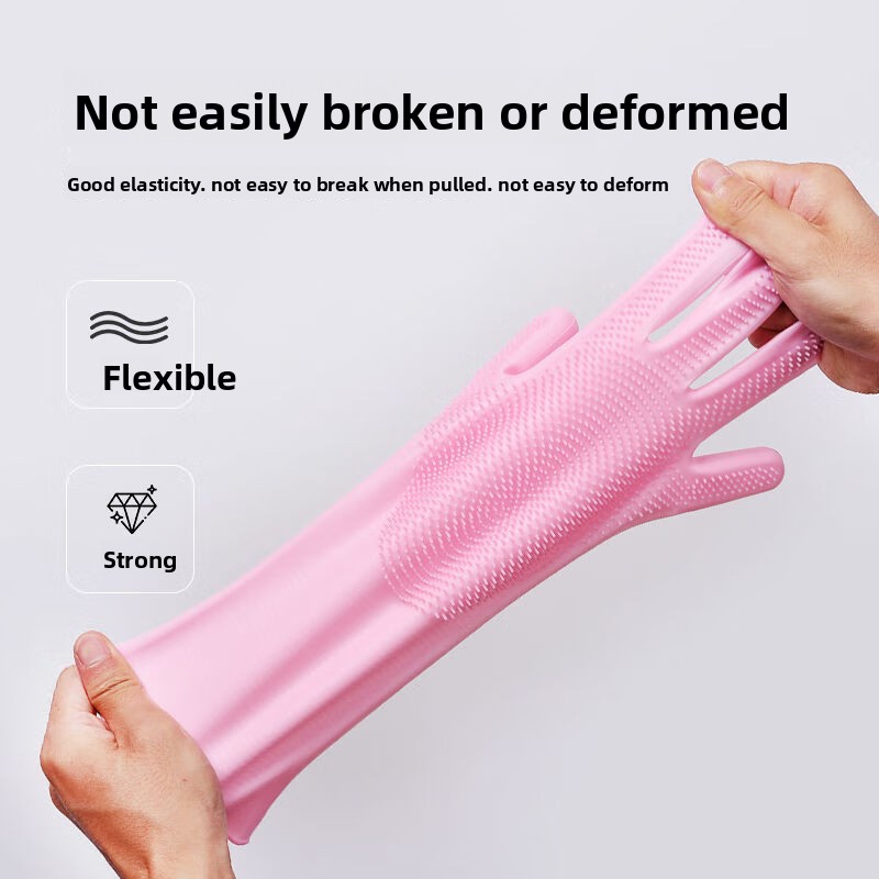 Guantes de Silicona para Lavar - Rubber Glove Cleaning reseña y precio