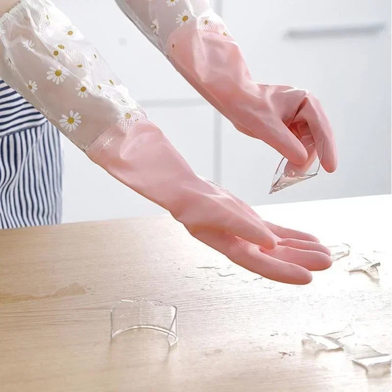 Guantes de goma de manga larga - Rubber Glove Cleaning reseña y precio