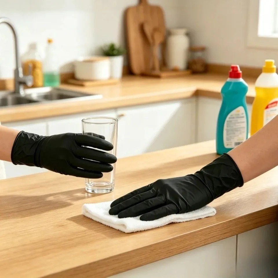 Caja de 100 Guantes de Nitrilo - Latex Disposable Glove reseña y precio